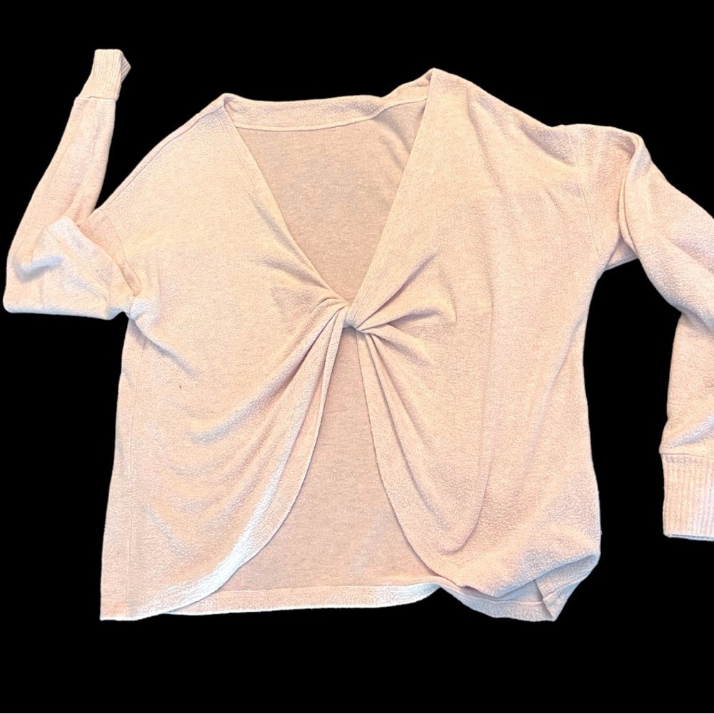 SOFT pink twist front or backless Victoria's Secret top reversible